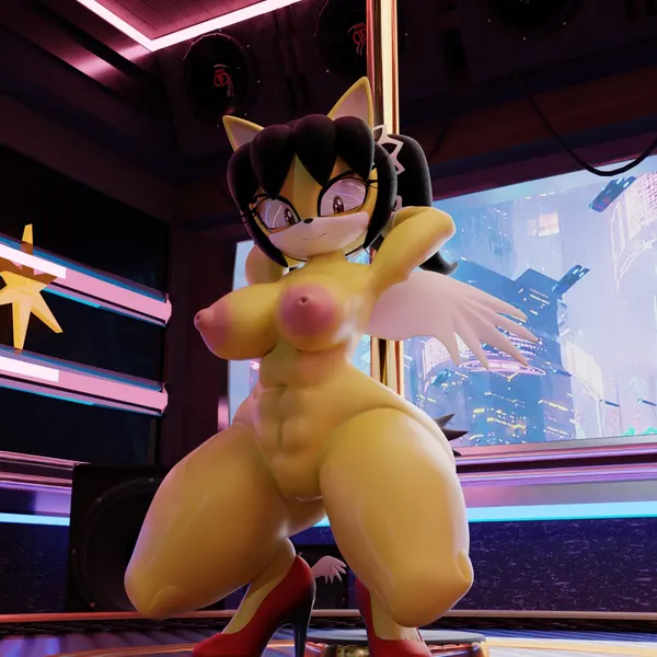honey the cat (sega, sonic the fighters) created by skippyarts