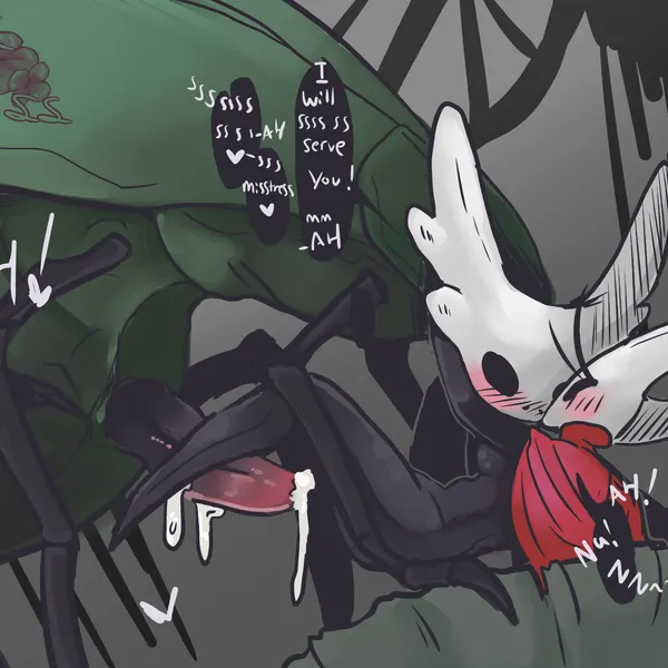 hornet (hollow knight), styx (hollow knight: silksong) (hollow knight: silksong, hollow knight (franchise)) created by ssleepyflowers