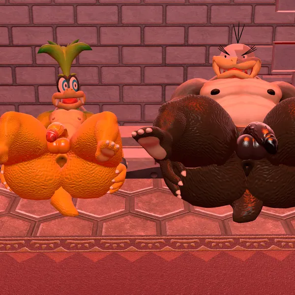 iggy koopa, koopaling, morton koopa jr. (mario bros, mythology) created by kanebrentkoopa, tecbuttlovefa