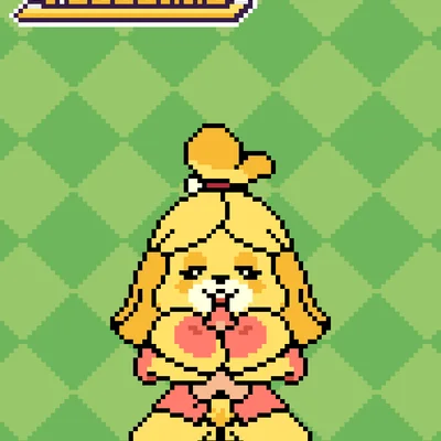 isabelle (animal crossing) (animal crossing, nintendo) created by pseudare