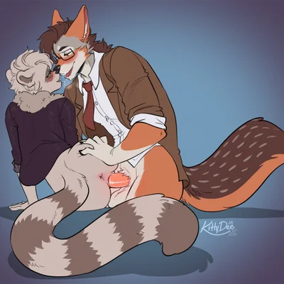 jack-jackal (character), robin raccoon created by kittydee