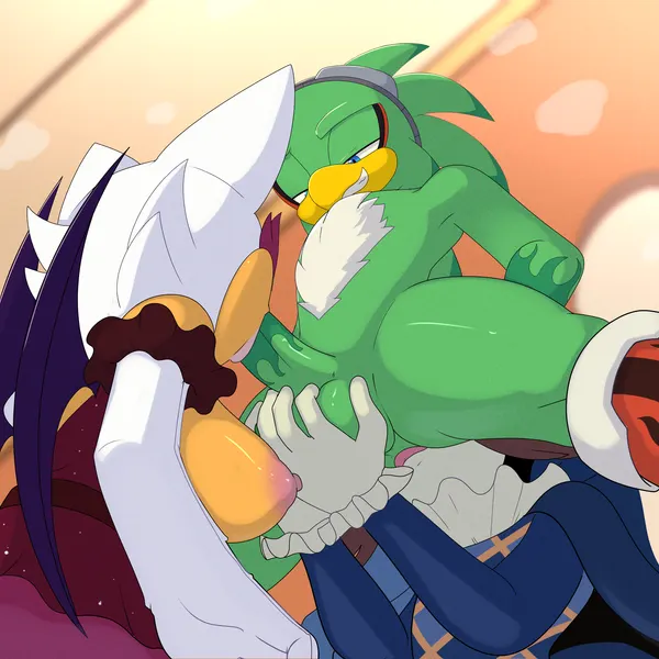jet the hawk, rouge the bat, soleil the sugar glider (idw publishing, sega) created by apinkgrape
