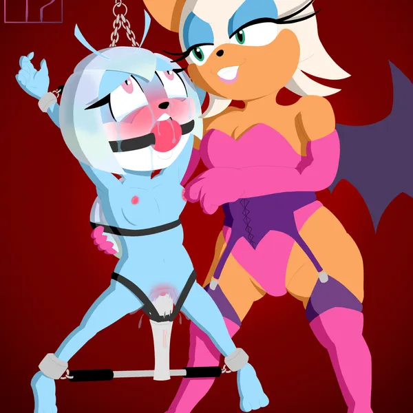 jewel the beetle, rouge the bat (idw publishing, sega) created by pricklypastor (artist)