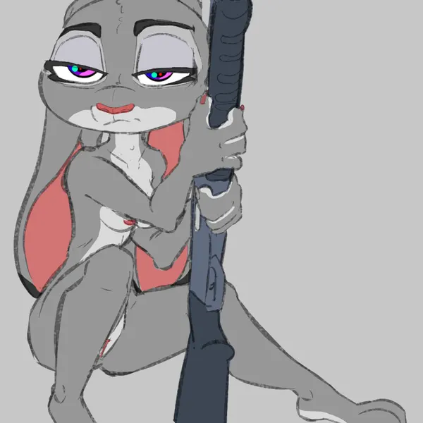 judy hopps (disney, zootopia) created by auga