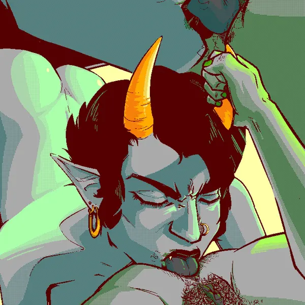 kanaya maryam, nepeta leijon (homestuck, ms paint adventures) created by de88a8le