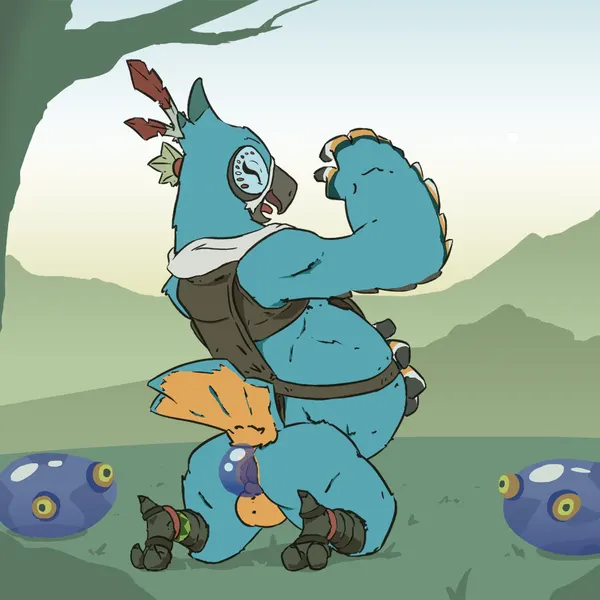 kass (tloz) (breath of the wild, nintendo) created by spiderbox