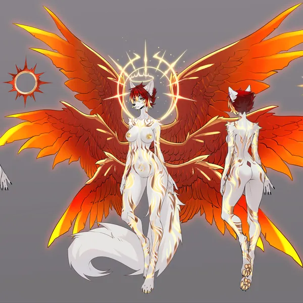 kazumi caelamor, kira sher created by khomche