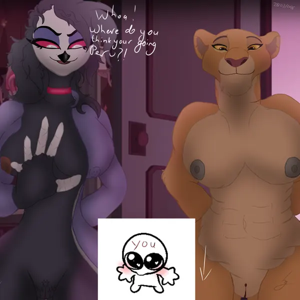 kiara (the lion king), octavia (helluva boss) (disney, hellaverse) created by king hg 21