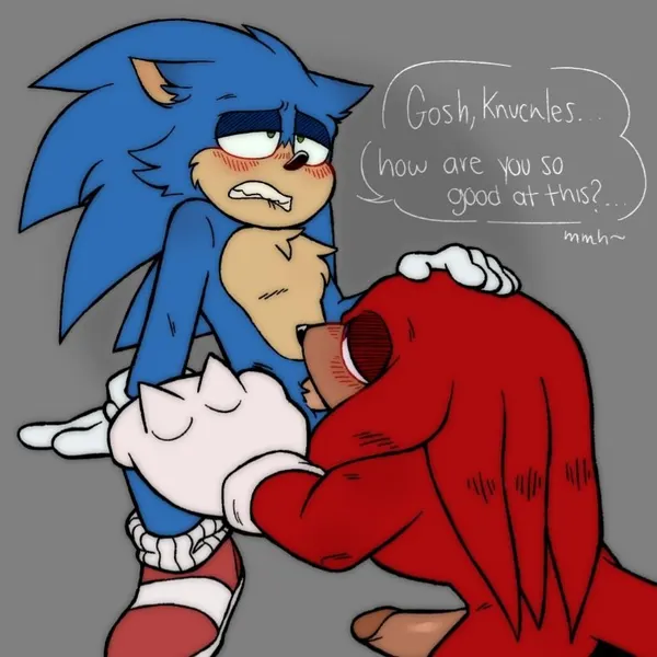 knuckles the echidna, sonic the hedgehog (sega, sonic the hedgehog (series)) created by meowwabae