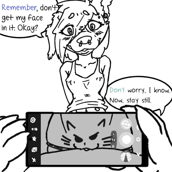 kodi (toof snoot), mary (toof snoot) (pussy-cat (meme)) created by toof snoot