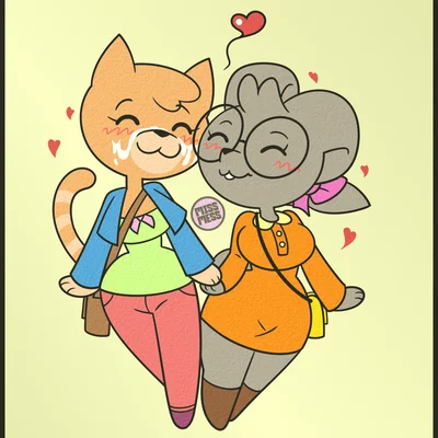 laidy liebre (missmess), mizzy meows (missmess) created by missmess