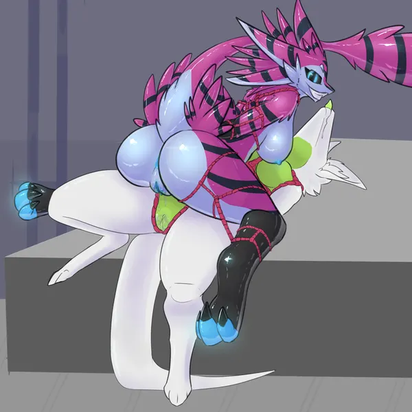 laila (fuzironiks), naala (yporolsya) created by fuzironiks, yporolsya