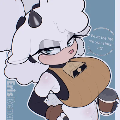 lanolin the sheep (sonic) (idw publishing, sega) created by erisrenatus
