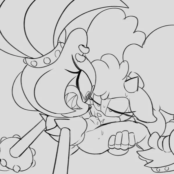 lanolin the sheep (sonic), surge the tenrec (idw publishing, sega) created by guillion