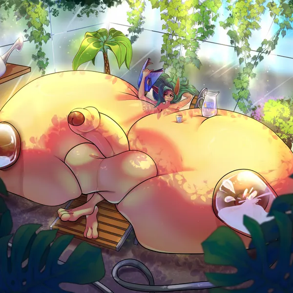 leafy darwin (pelleelle) (nintendo, pokemon) created by arinadler