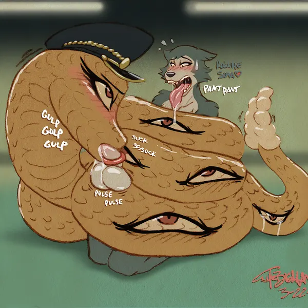 legoshi (beastars), rokume (beastars) (beastars) created by thebigmansini