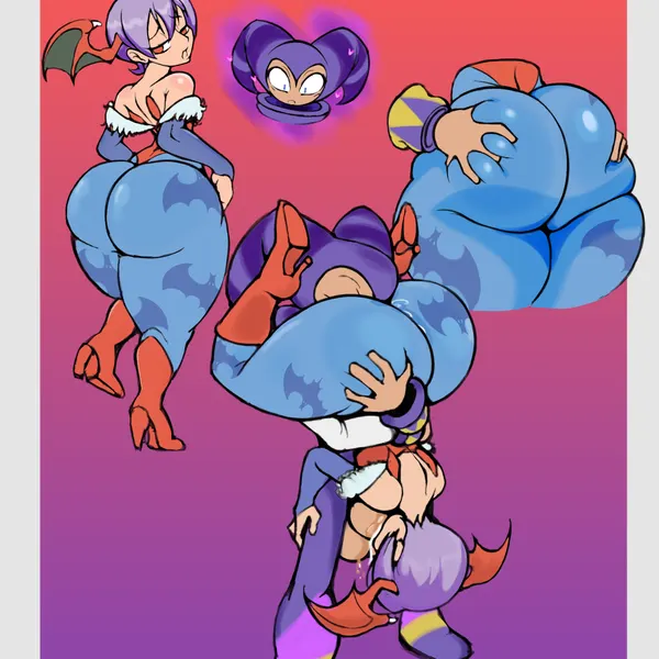 lilith aensland, nights (nights into dreams) (capcom, darkstalkers) created by jascoe-sauce