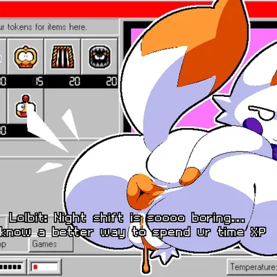 lolbit (fnaf), lolbit (frickbear's) (five nights at freddy's, five nights at freddy's world) created by breakcoreyuri