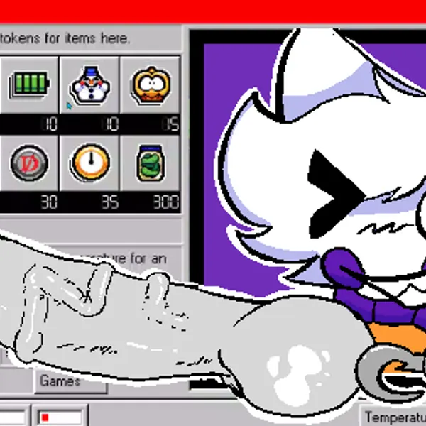 lolbit (fnaf), lolbit (frickbear's) (five nights at freddy's, five nights at freddy's world) created by nevescommander
