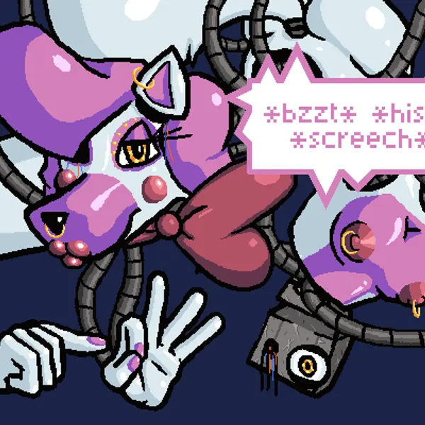 mangle (broken), mangle (fnaf) (five nights at freddy's, five nights at freddy's 2) created by professionalnuthead