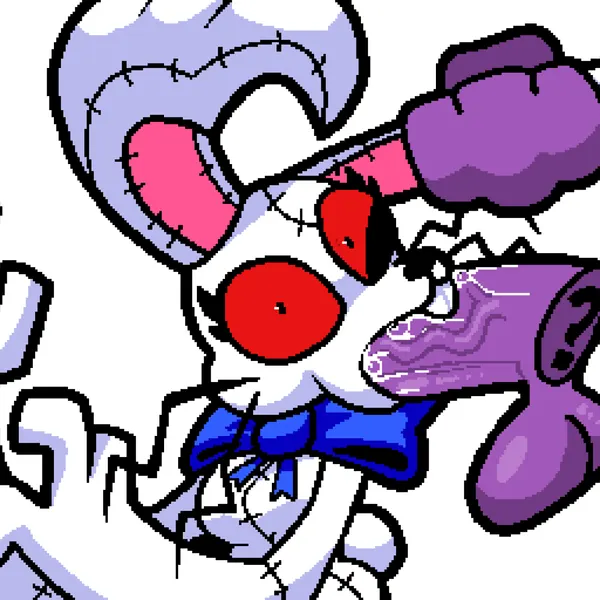 michael afton, vannabelle dewlap, vanny (fnaf) (five nights at freddy's, five nights at frickbear's (series)) created by bav
