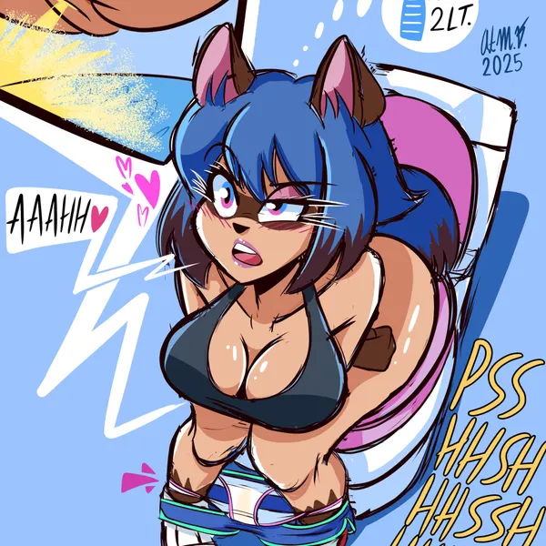 michiru kagemori (brand new animal, studio trigger) created by rabbidsigner