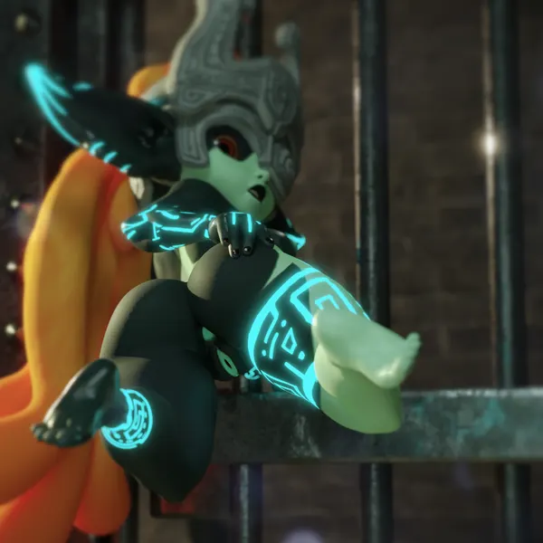 midna (nintendo, the legend of zelda) created by purpletourmaple
