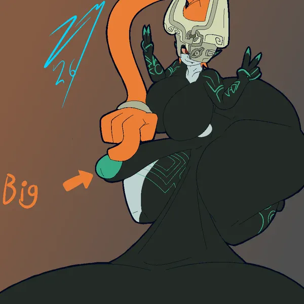 midna (nintendo, the legend of zelda) created by siatdusk