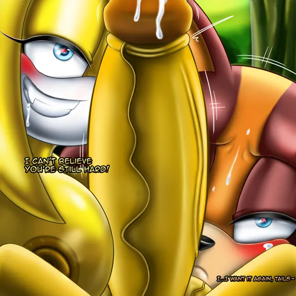 miles prower, sticks the jungle badger, zooey the fox (sega, sonic boom) created by foxium