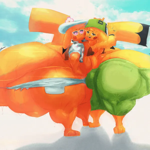 mr. windychu, nico (lumiink) (nintendo, pokemon) created by lumiink