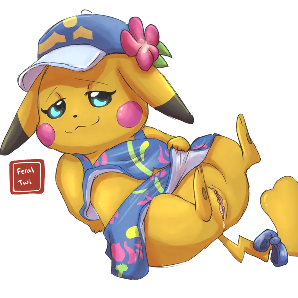 ms. wavychu (nintendo, pokemon) created by feraltwi