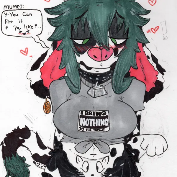 mumei (mootsncompany) (pussy-cat (meme)) created by mootsncompany