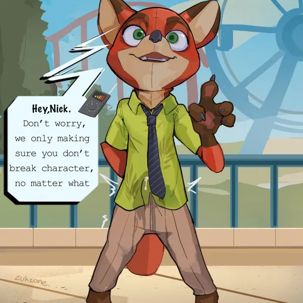nick wilde (disney, zootopia) created by zukzone