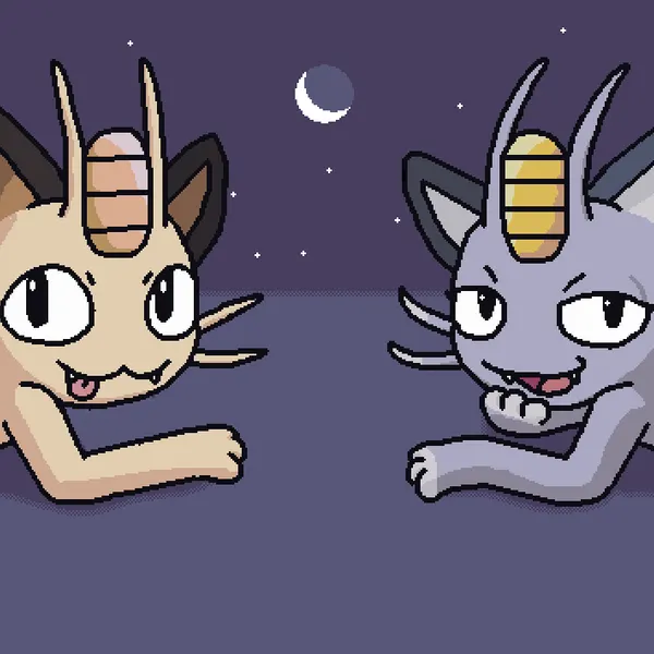 nintendo, pokemon created by pixel vibri