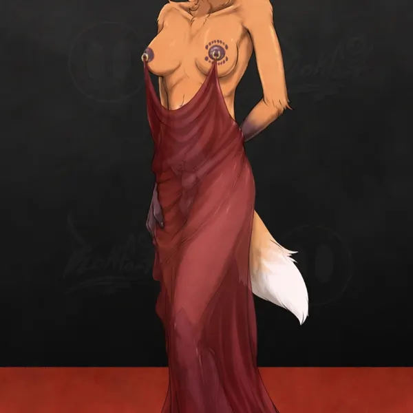 nipple piercing dress created by blokfort
