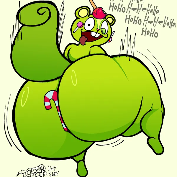 nutty (htf) (happy tree friends) created by lucaslora