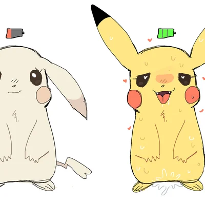 peakychu (nintendo, pokemon) created by lilmoonie