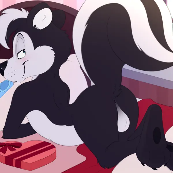 pepe le pew (looney tunes, warner brothers) created by meraence