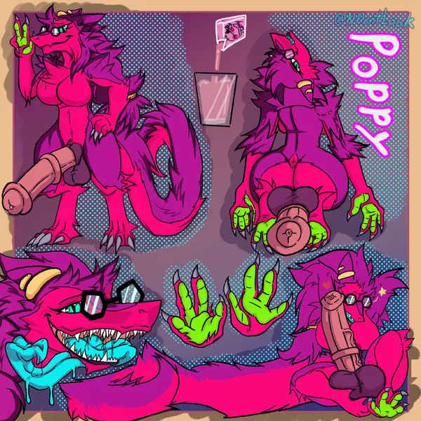 poppy emberwing created by neon dontlook