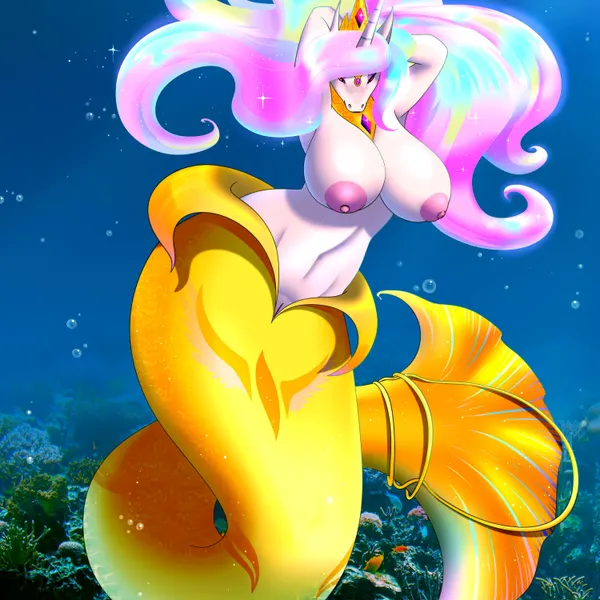 princess celestia (mlp) (friendship is magic, hasbro) created by blueondrive