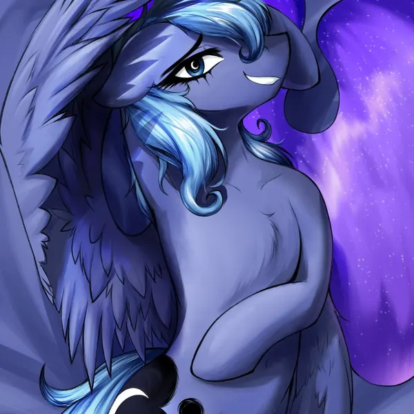 princess luna (mlp) (friendship is magic, hasbro) created by czu