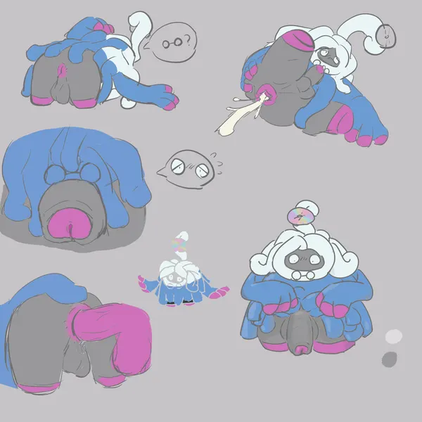 professor tangrowth (nintendo, pokemon) created by hhhur213