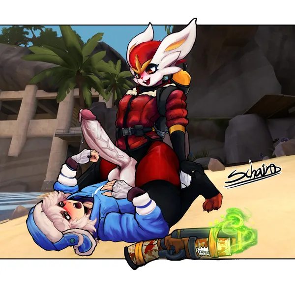 pyro (team fortress 2), scout (team fortress 2) (nintendo, pokemon) created by schairodrak