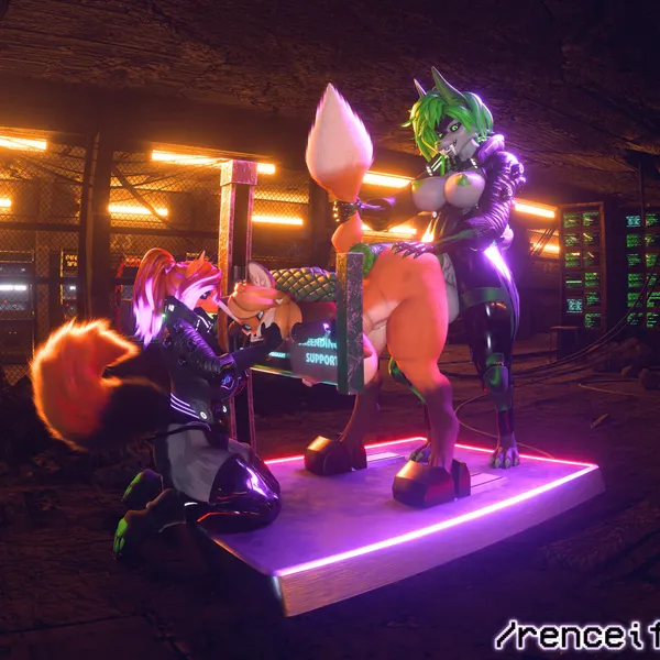 rain antifer (renceifer), vela (kagekitsoon), vex (alibiwolf) created by renceifer