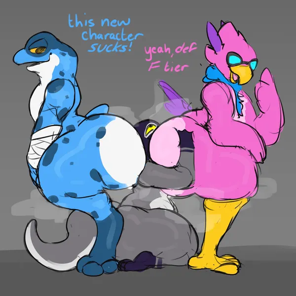 ranno, wrastor (nintendo, pokemon) created by ridge (artist)