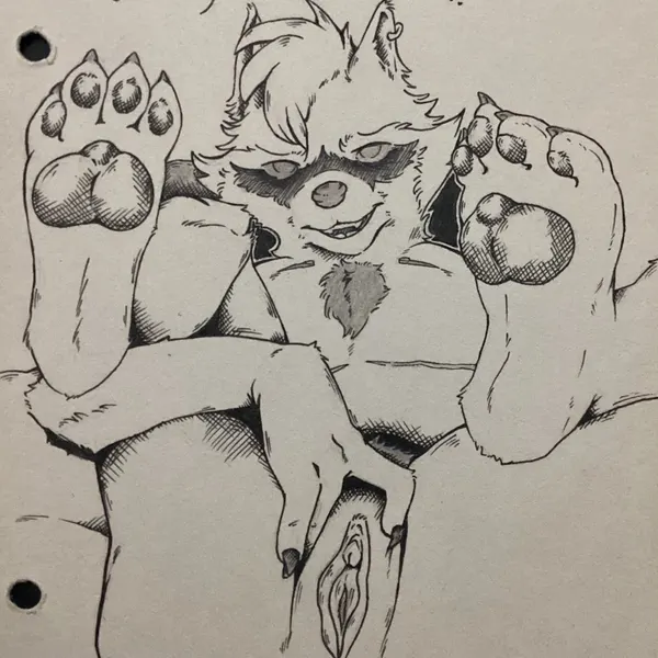 rocket raccoon (guardians of the galaxy, marvel) created by bug eater