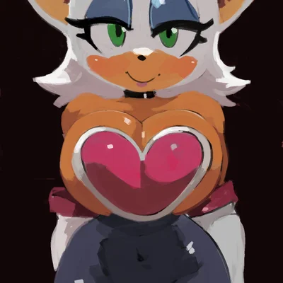 rouge the bat (sega, sonic the hedgehog (series)) created by murlbius