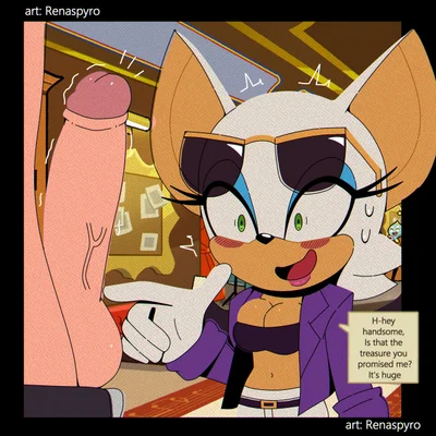 rouge the bat (sega, sonic the hedgehog (series)) created by renaspyro