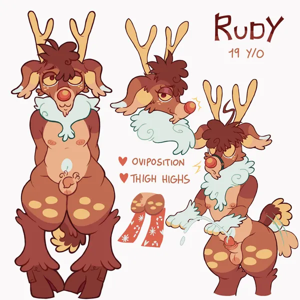 rudolph the red-nosed reindeer created by theredlace