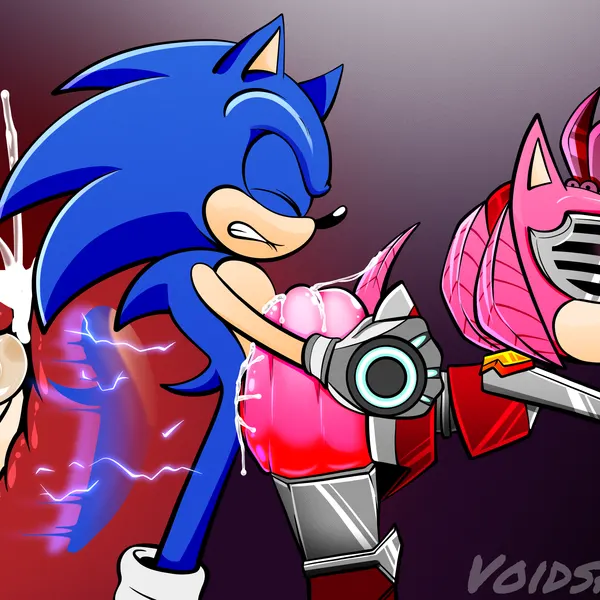 rusty rose, sonic the hedgehog (netflix, sega) created by voidsdroids